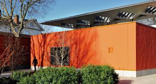 Other architects have made extensive use of concrete in their Maggie's designs, including Roger Stirk Harbour + Partners, Rem Koolhaas and Snohetta