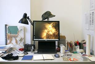 Heinz Richardson's desk