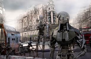 In Kibwe Tavares's film Brixton’s Town Hall is a central building for the robot community, with a Robot Job Centre located inside.