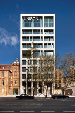 The building presents its branded frontage to Euston Road.