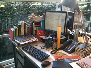 Jo McCafferty's desk
