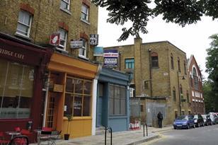 The end of terrace site.
