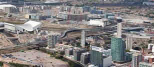 Stratford aerial view