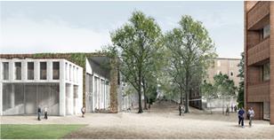Henley Halebrown Rorrison's plan for Roehampton University. 