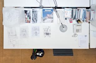 Glenn Howells' desk