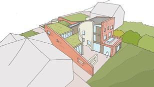Glazed areas are orientated to maximise daylighting and winter solar gain