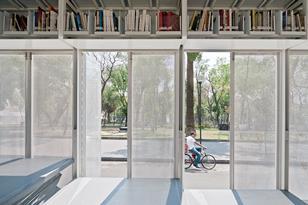 Mobile Art Library, Mexico City by Productora