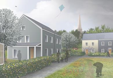 Bere Architects’ BRE competition-winning Passivhaus house design.