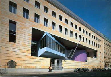 Michael Wilford’s British Embassy in Berlin.