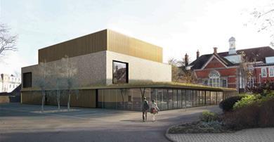 Richmond Adult Community College arts and education wing by Duggan Morris Architects