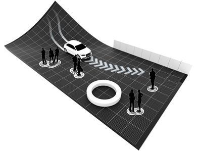Pixels of light on the street surface will create the next generation of "traffic lights".