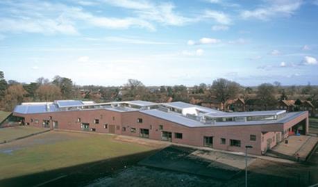 View of Pond Meadow from the adjoining secondary school.