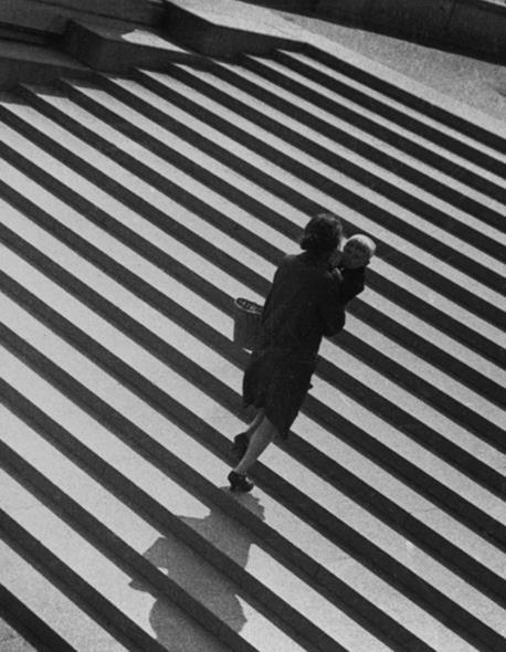 The search for the new view: Alexander Rodchenko, Stairs, 1930.