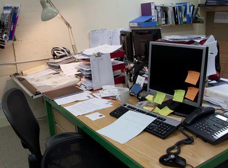 Alan Berman's desk