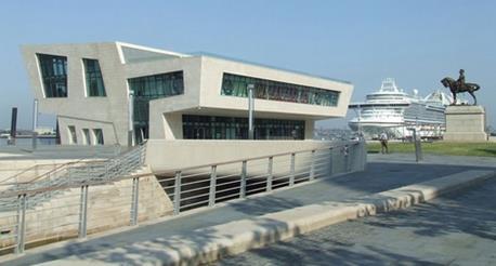 First Prize: Hamilton Architects’ Liverpool Pier Head Ferry Terminal.