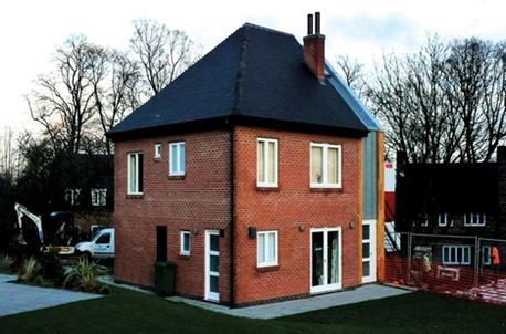 The Eon house with laboratory attached.