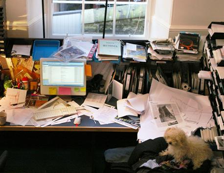 Richard Murphy's desk
