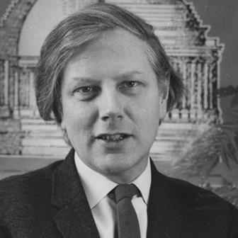 John Bancroft in his GLC office in the 1970s