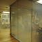 Ninth and 10th floor meeting rooms have smart glass screens, which turn opaque at the touch of a button.