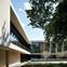 The open central courtyard space is the social core, designed to facilitate interaction between the community of 120 scientists
