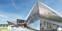 One side of the Crystal houses an exhibition space, the other contains offices for 250 Siemens staff.