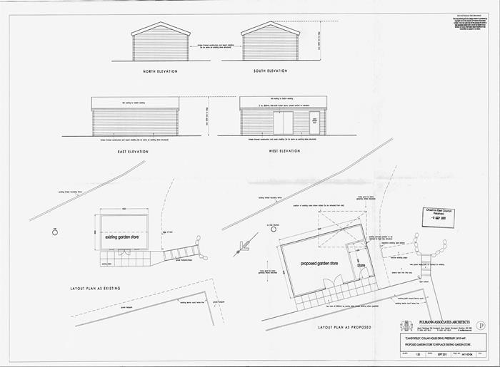One can clearly see the need for a bigger shed from this site layout 